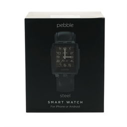 Pebblesteel 多功能智能手表 黑色经典与智能科技的融合